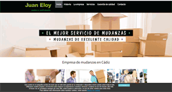 Desktop Screenshot of mudanzasjuaneloy.com